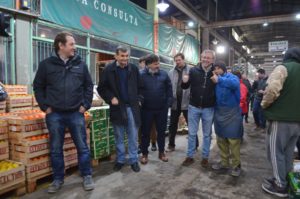 Bahillo, Secretario de Agricultura de Nación visitó el Mercado Concentrador del Neuquén
