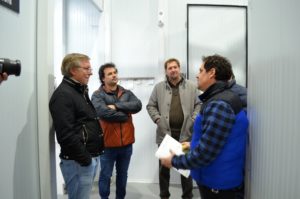 Recorrida por las instalaciones de Muca. 